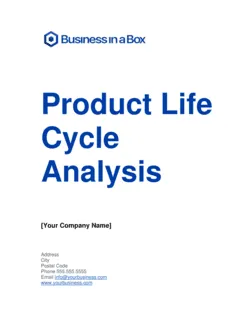 Product Life Cycle Analysis