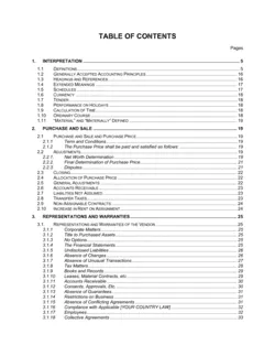 Asset Purchase Agreement For a Retail Business