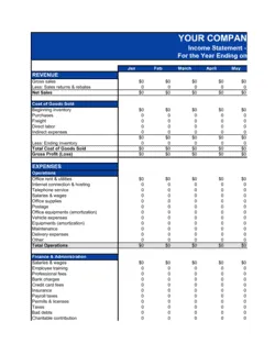 Income Statement_Monthly