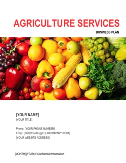 Agriculture Services Business Plan 2