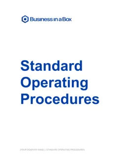 Standard Operating Procedures