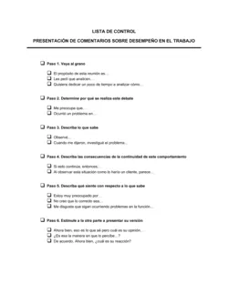 Lista de ítems a tener en cuenta entrega de correcciones de trabajos