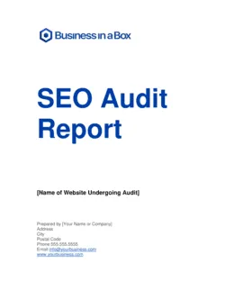 SEO Audit Report