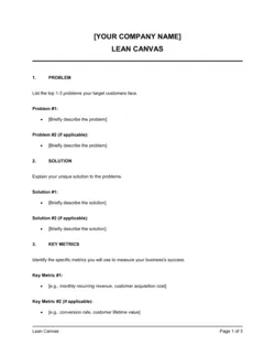 Lean Canvas