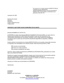 Carta de presentación