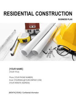 Residential Construction Business Plan