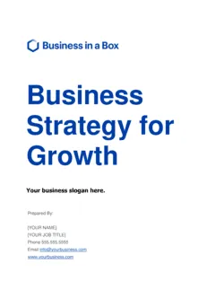 Business Strategy For Growth