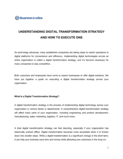 Understanding Digital Transformation Strategy and How To Execute One