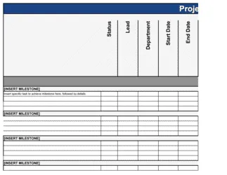 Project Management Template