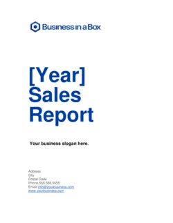 Sales Report