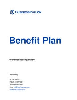 Benefit Plan