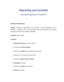 How to Improve any Business Process