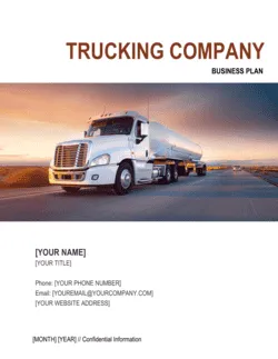 Trucking Company Business Plan 2