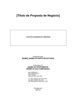 Proposta de Negócios