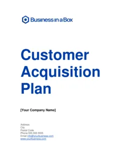 Customer Acquisition Plan