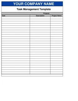 Task Management Template