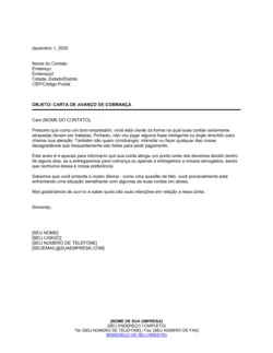 Aviso para Pequeno Comerciante Antes da Cobrança