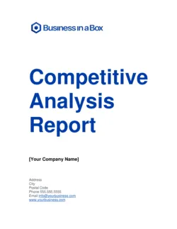 Competitive Analysis Report