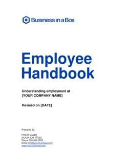 Employee Handbook