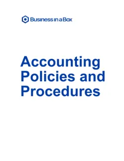 Accounting Policies and Procedures