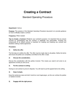 How to Create a Contract