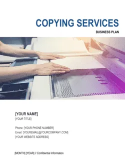 Copying Services Business Plan