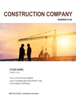 Construction Company Business Plan