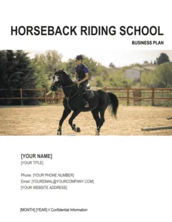 Horseback Riding School Business Plan