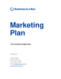 Marketing Plan