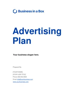 Advertising Plan