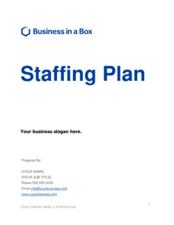 Staffing Plan