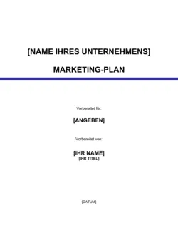 Marketingplan