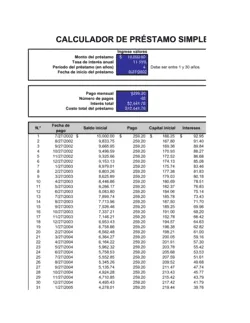 Calculador de préstamos