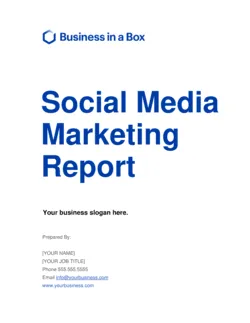 Social Media Marketing Report