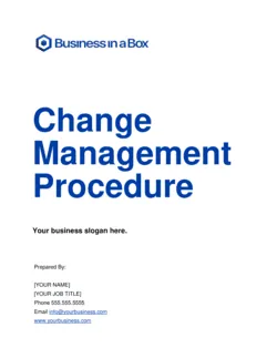 Change Management Procedure