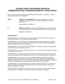 Terceirização de Serviços Administrativos e Tecnológicos