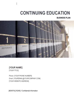 Continuing Education Center Business Plan