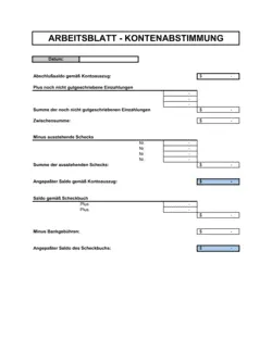 Kontenabstimmung