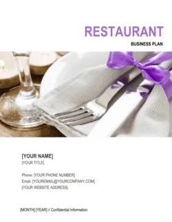 Restaurant Business Plan 5