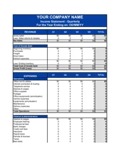 Income Statement_Quarterly