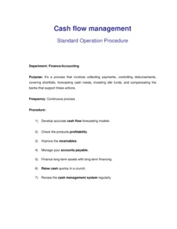 How to Manage Cash Flow