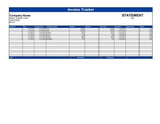 Invoice Tracker