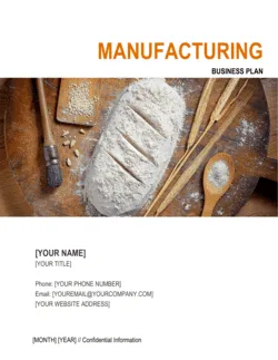 Manufacturing Business Plan 4