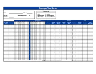 Employee Time Record